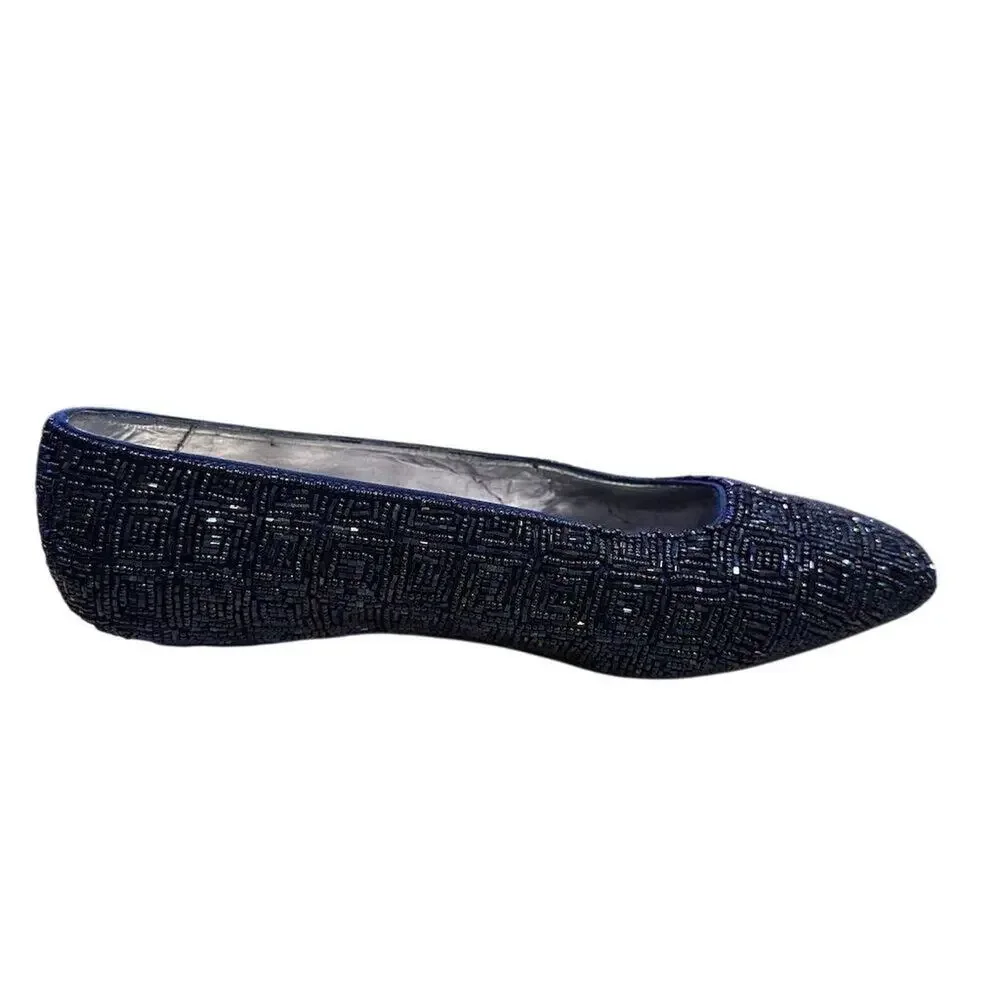 Caparros Women's Beaded‎ Pumps Size 6.5 Multicolor Formal Low Heel - Picture 3 of 10